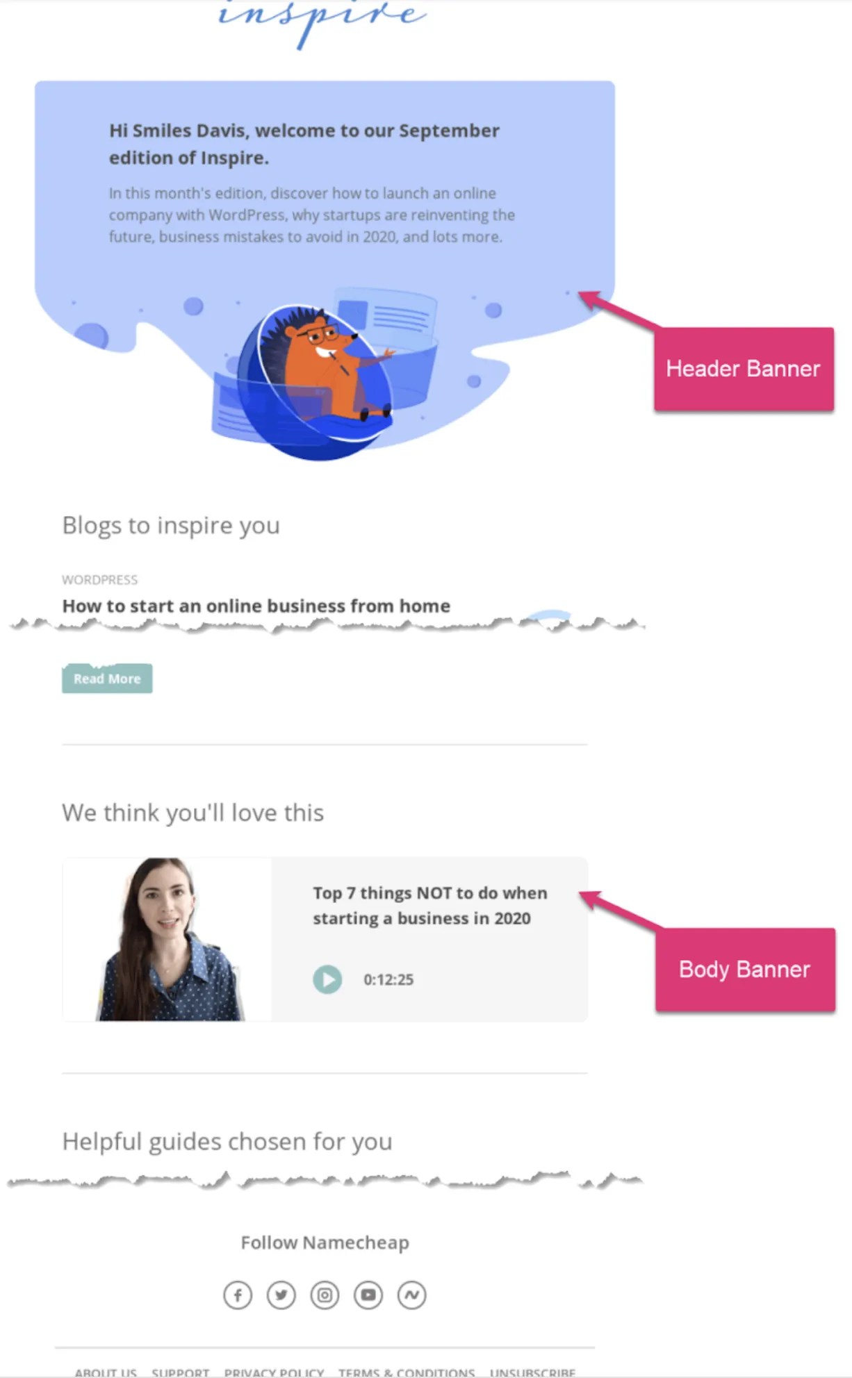 Email banner size What's the correct one to use in 2022?