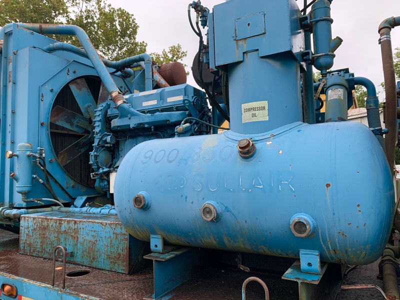 Used Sullair 900/350 Diesel Air Compressor 900 004DC6613