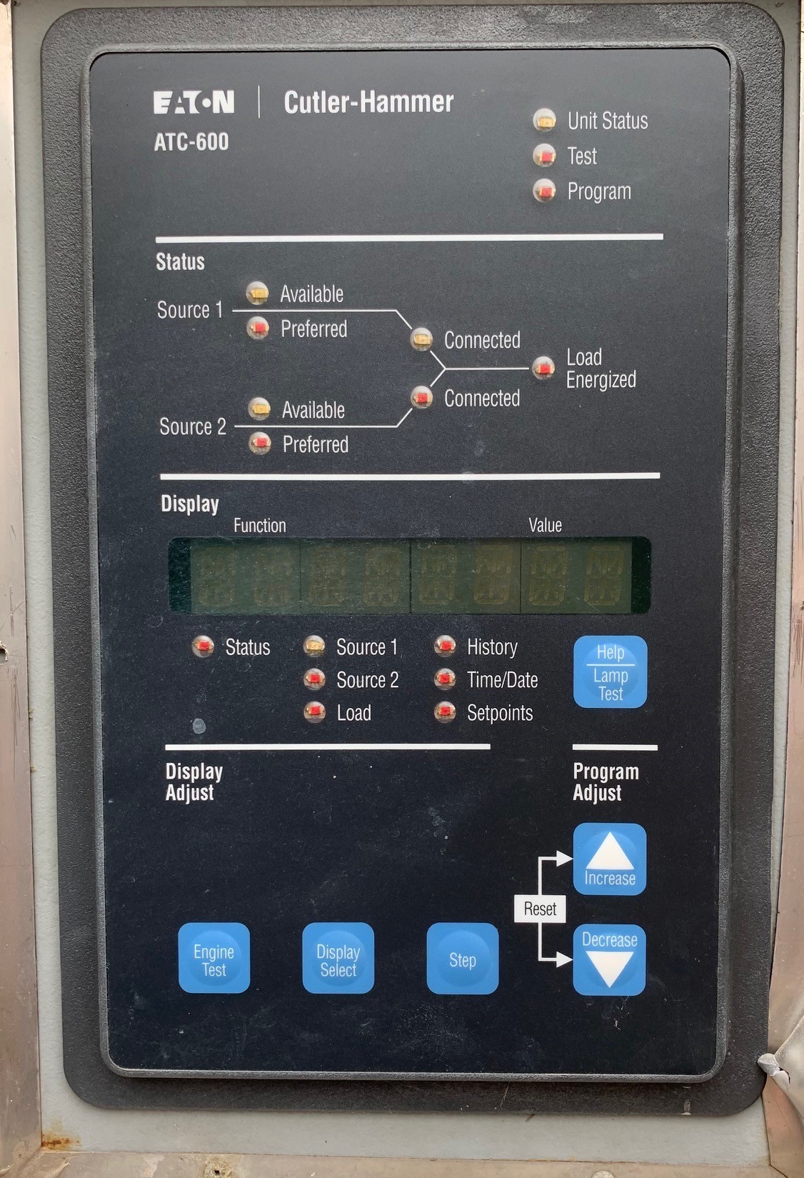 Used CutlerHammer 800Amp 480V Automatic Transfer Switch