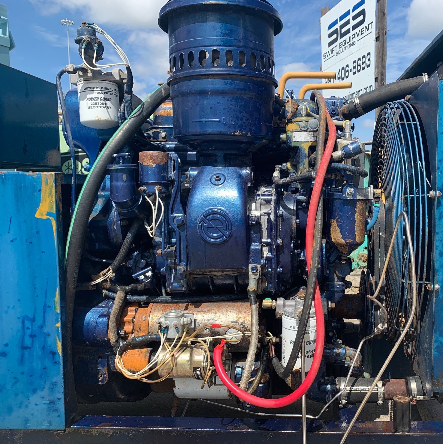 Used Stewart & Stevenson 60kW diesel Diesel Generator 60 3A86046