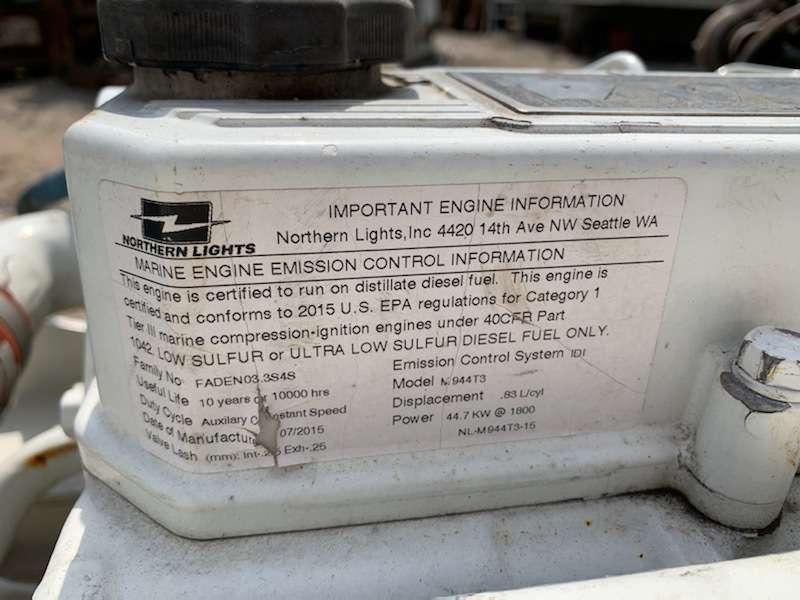 Used Northern lights M40C340KW Diesel Generator 40 944252125