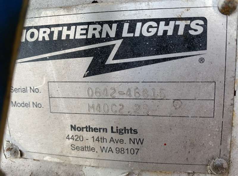 Used Northern lights M40C2.2S Diesel Generator 40 064246816