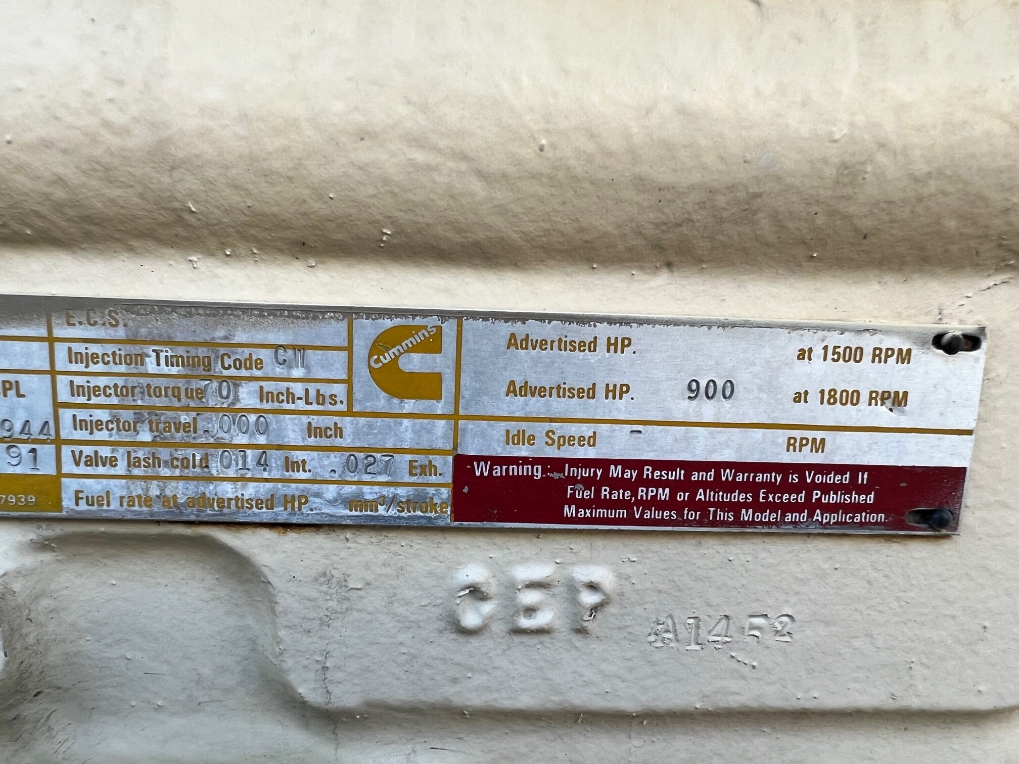 Used Cummins 600kW Diesel Generator 600 268036