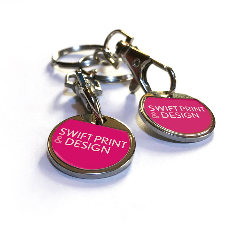 Swift Trolley Token Key Rings Swift Print & Design