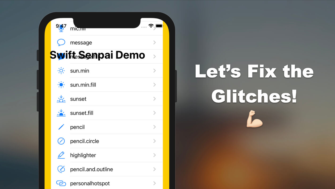 The Large Title UINavigationBar Glitches and How to Fix Them