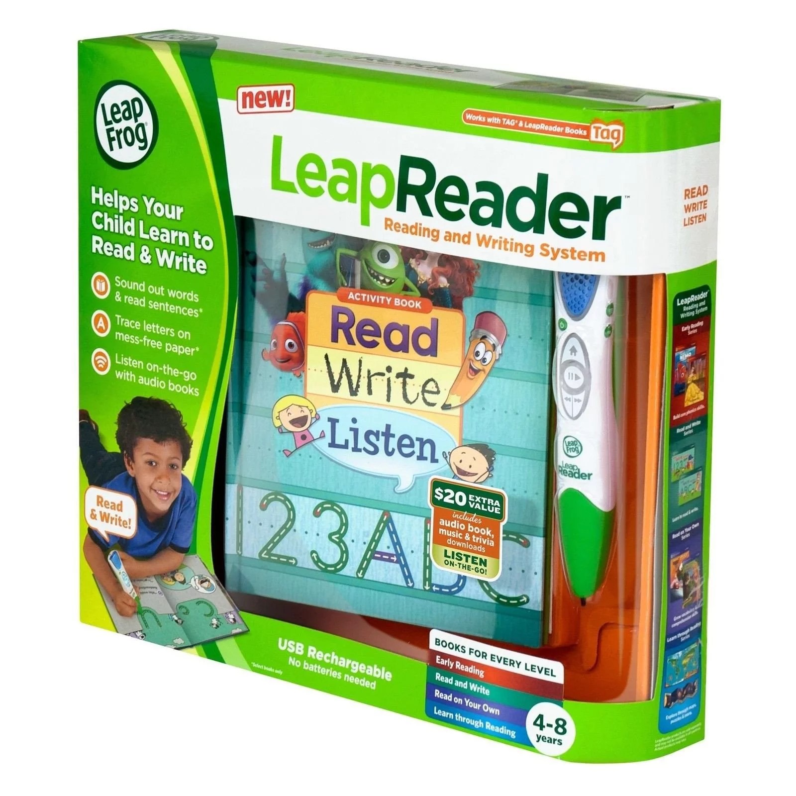 Leapfrog Leapreader Reading And Writing System Green Green (New Version