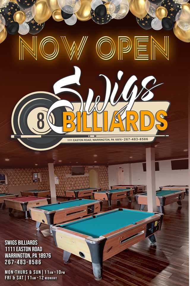 Billiards Swig Warrington PA