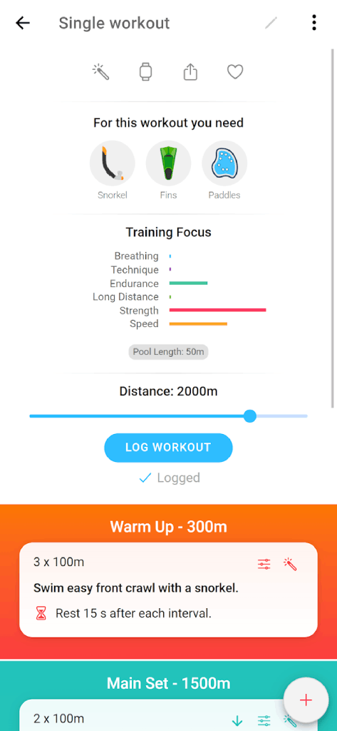 Swim Coach App Smart Trainings for Swimming and Triathlon
