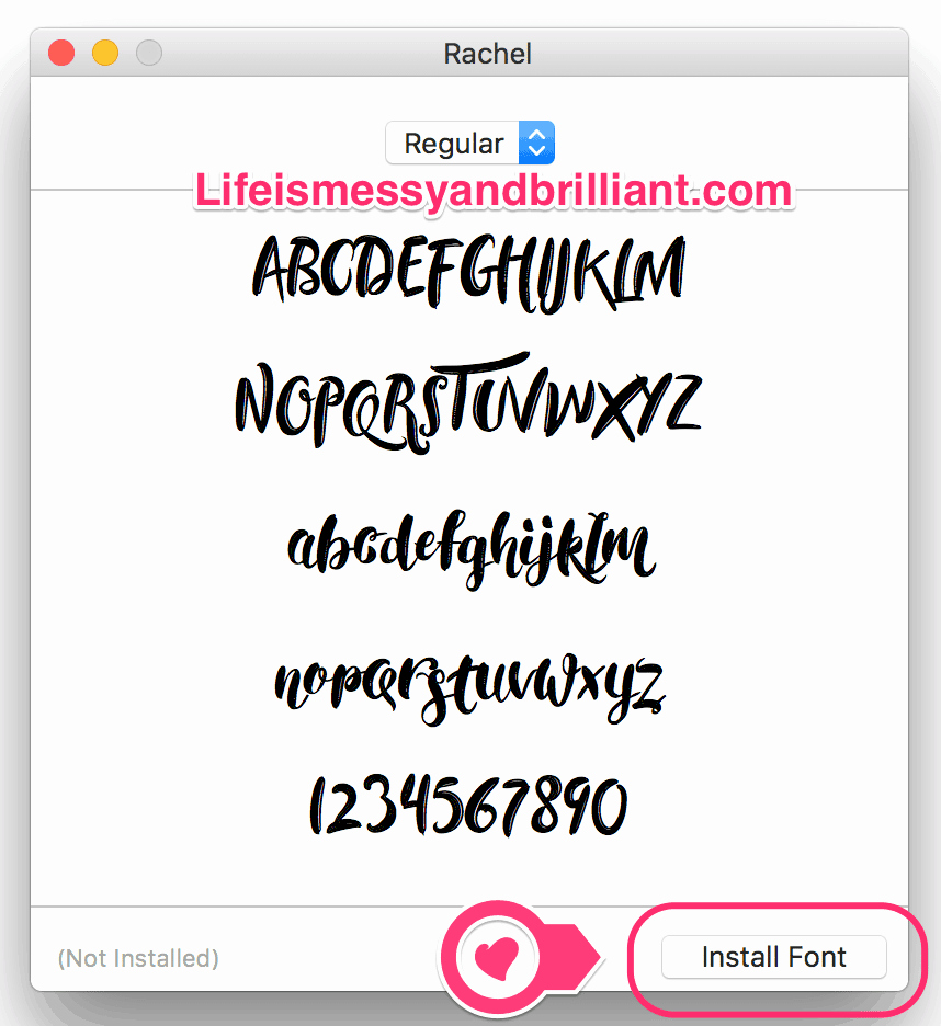 30 Cursive Font for Mac Example Document Template