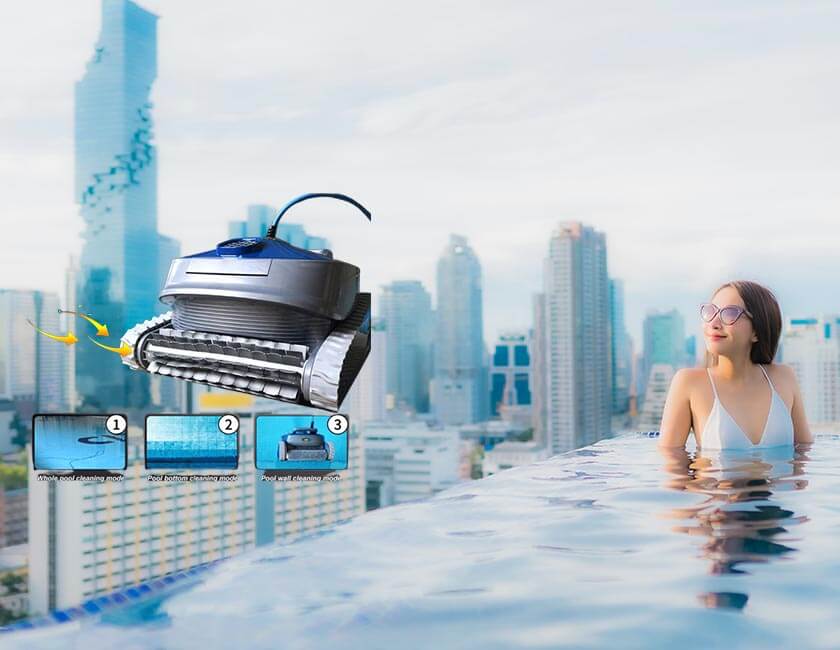 Keenso swimming pool cleaner review Intelligent Sewage Suction