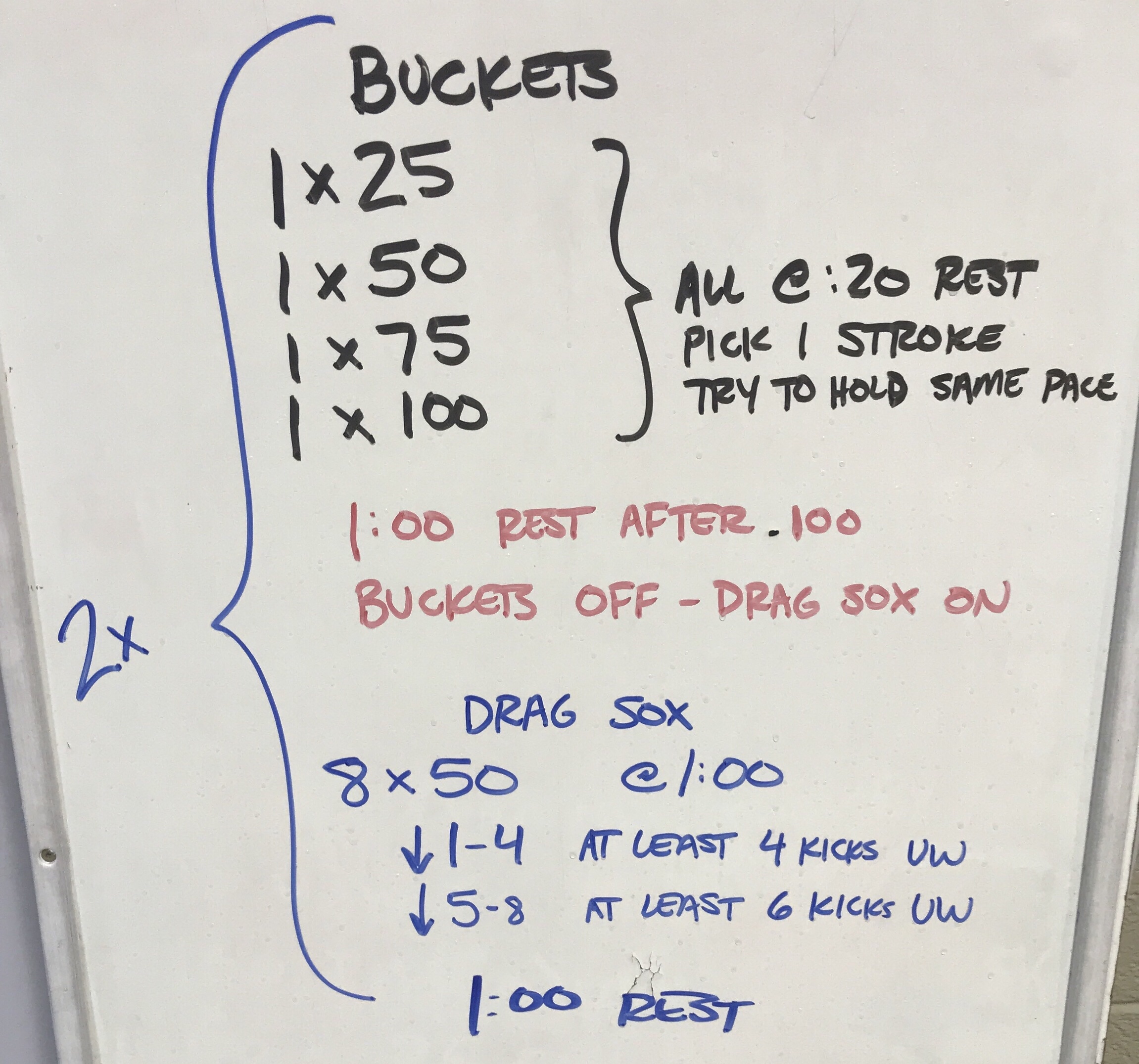 PreSet with Buckets and Drag Sox The Swimming Wizard