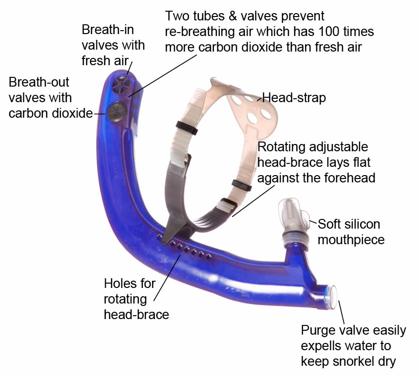 Fresh Air Swim Snorkel Power & Endurance from breathing fresh air!