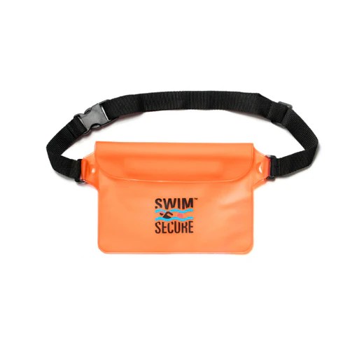 Waterproof Bum Bag for Swimming Swim Secure Pink Black Orange