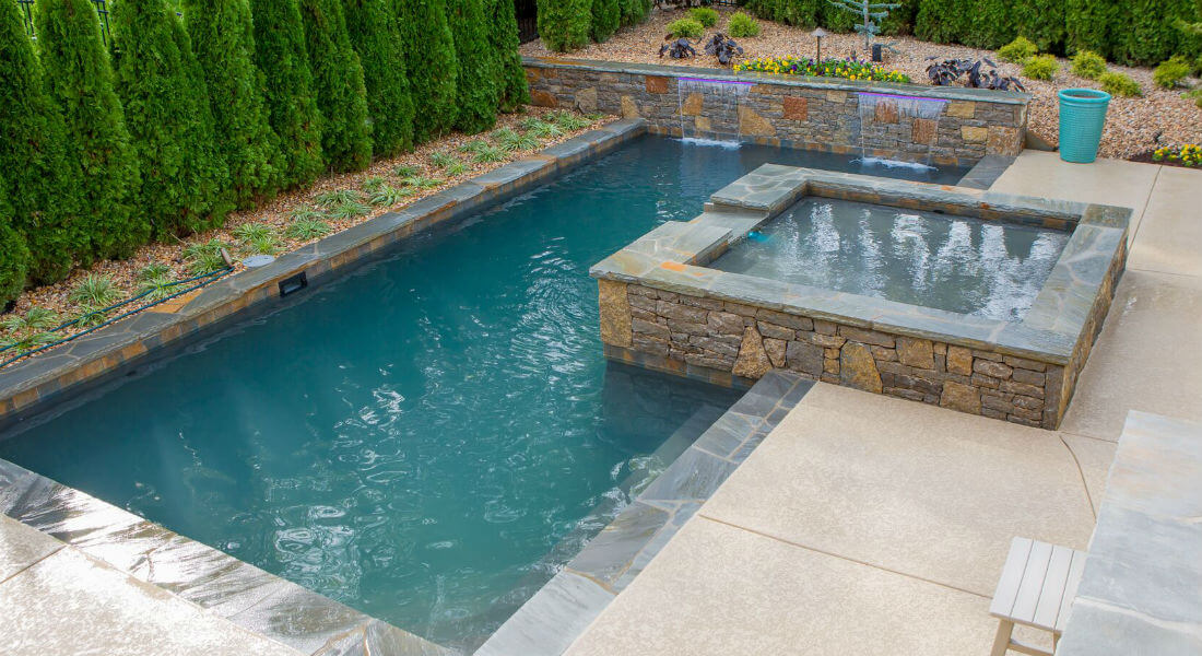 Trilogy Fiberglass Pools Shapes and Finishes