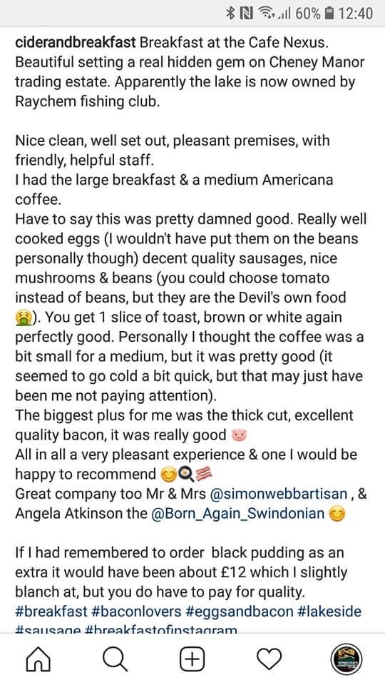 Cafe Nexus Cheney Manor Born Again Swindonian