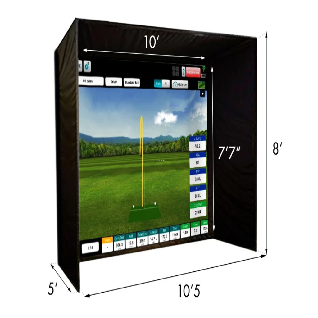 Flightscope X3 PerfectBay Golf Simulator Package SwingSense