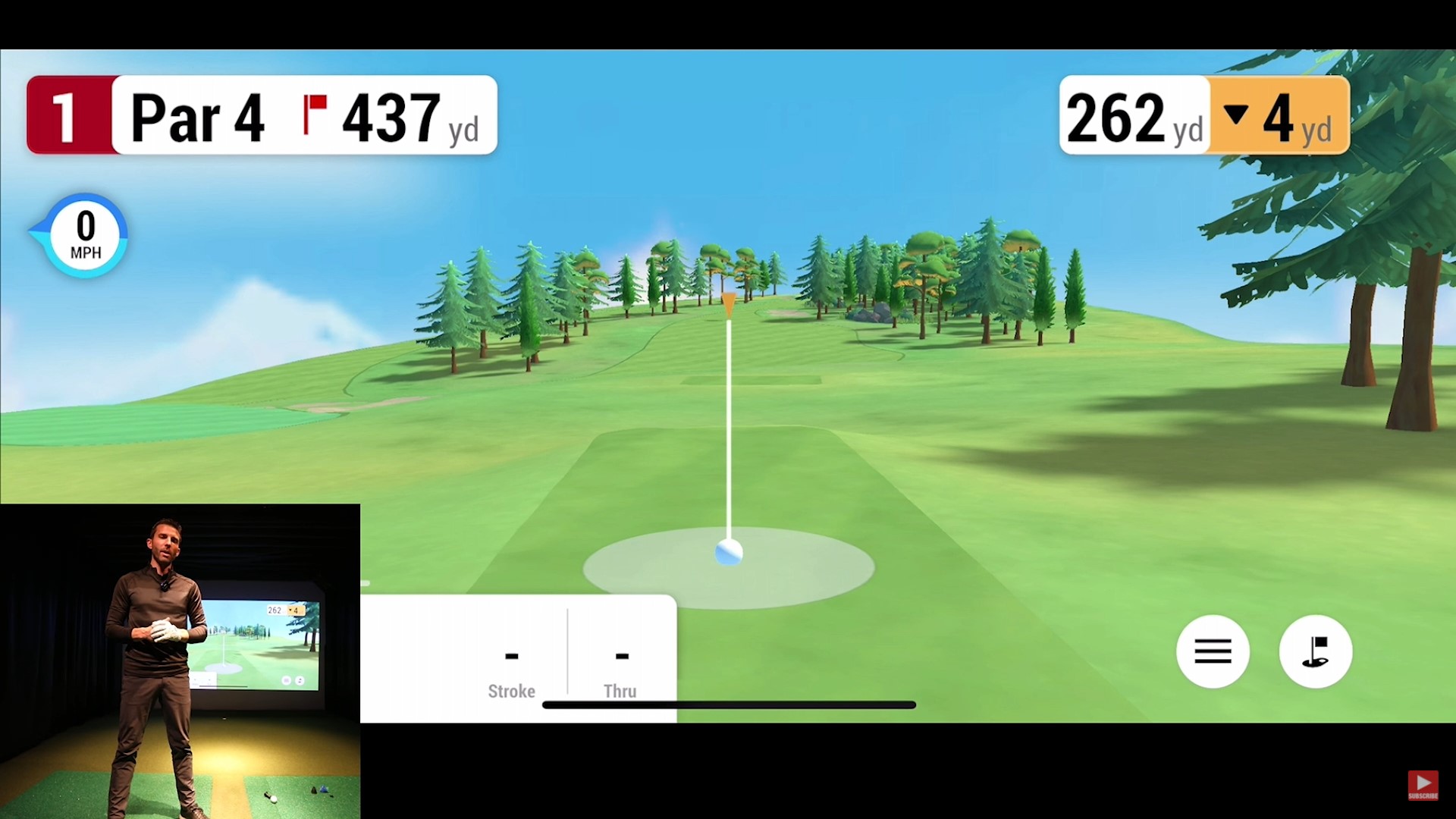 GARMIN R10 Home Tee Hero Golf Simulator Software Review (Augusta)