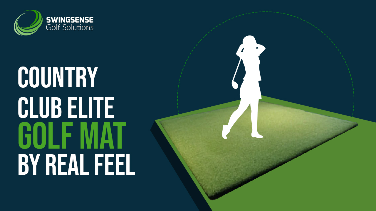 Country Club Elite Golf Mat by Real Feel SwingSense
