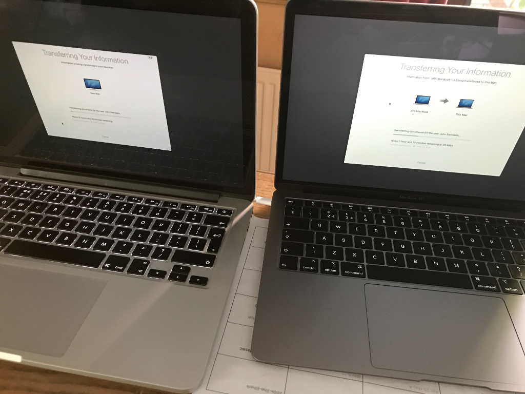 Using the Mac Migration Assistant ·  Programming ·