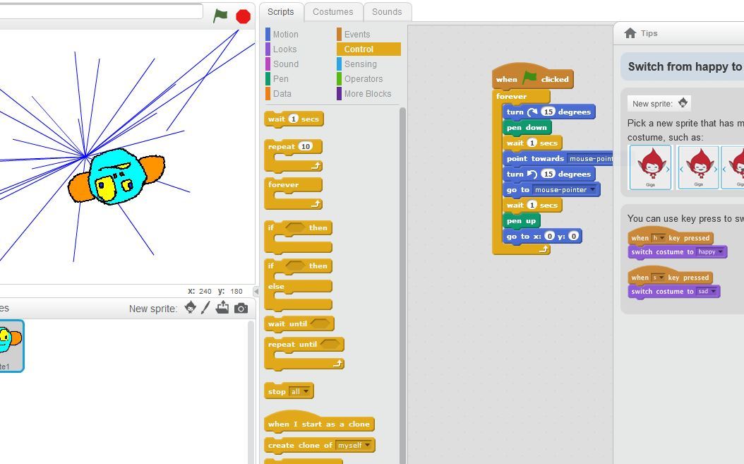 Drag'n'drop programming with Scratch · Fun Stuff ·