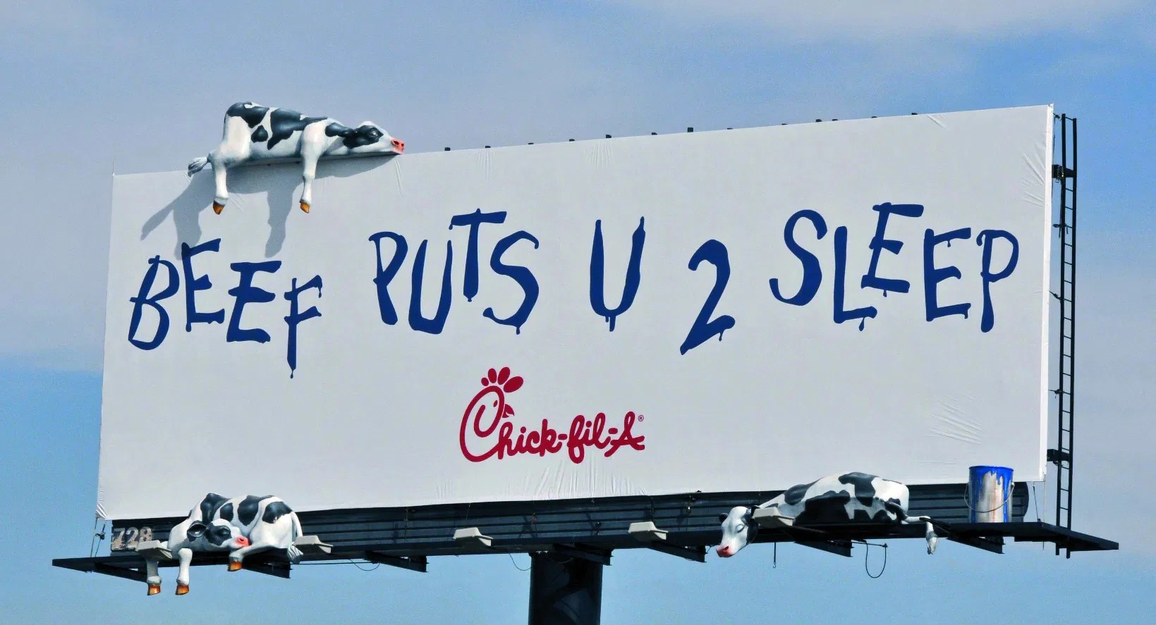 ChickFilA Beef Puts U To Sleep Billboard Swipe File