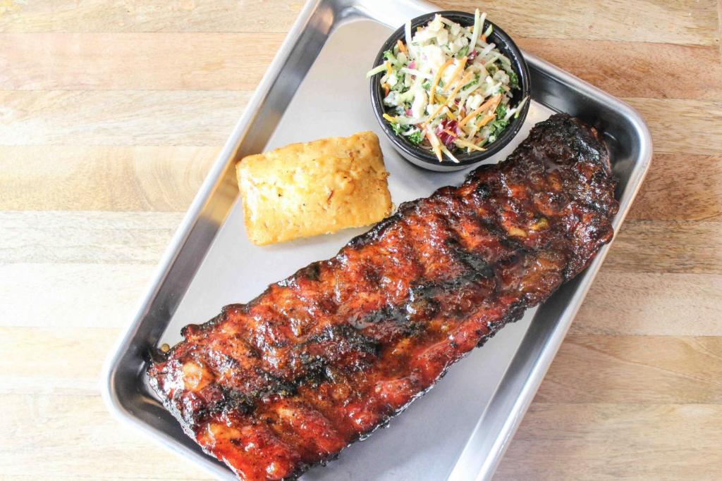 These Apricot Glazed Baby Back Ribs Are Delicious Swirled