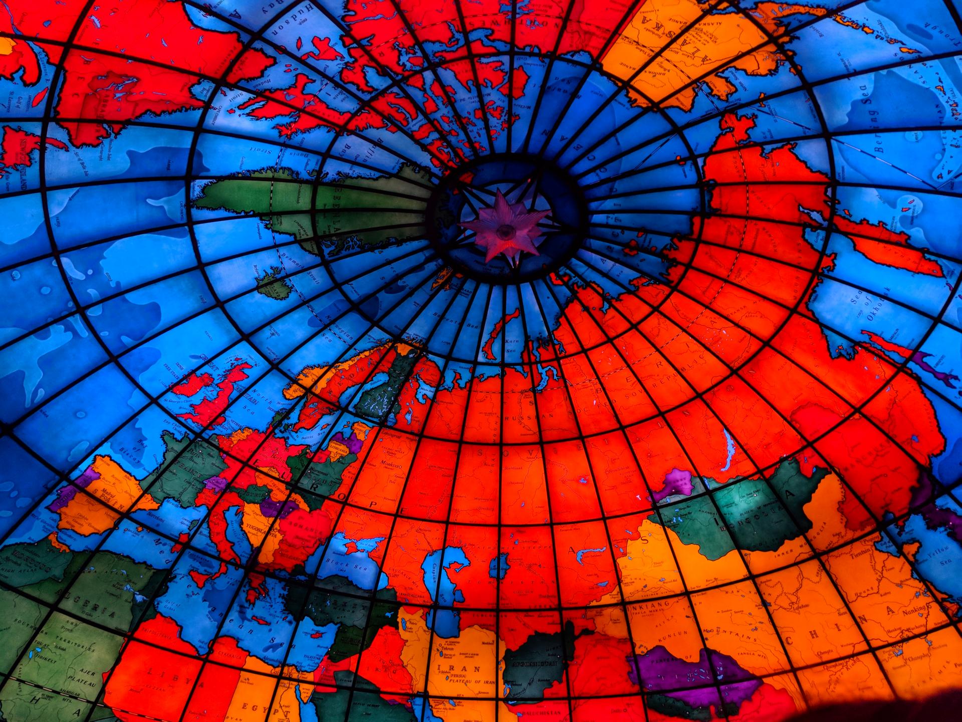 Boston Map Globe Buulding Boston Mapparium Is A Globe You Can Walk Inside