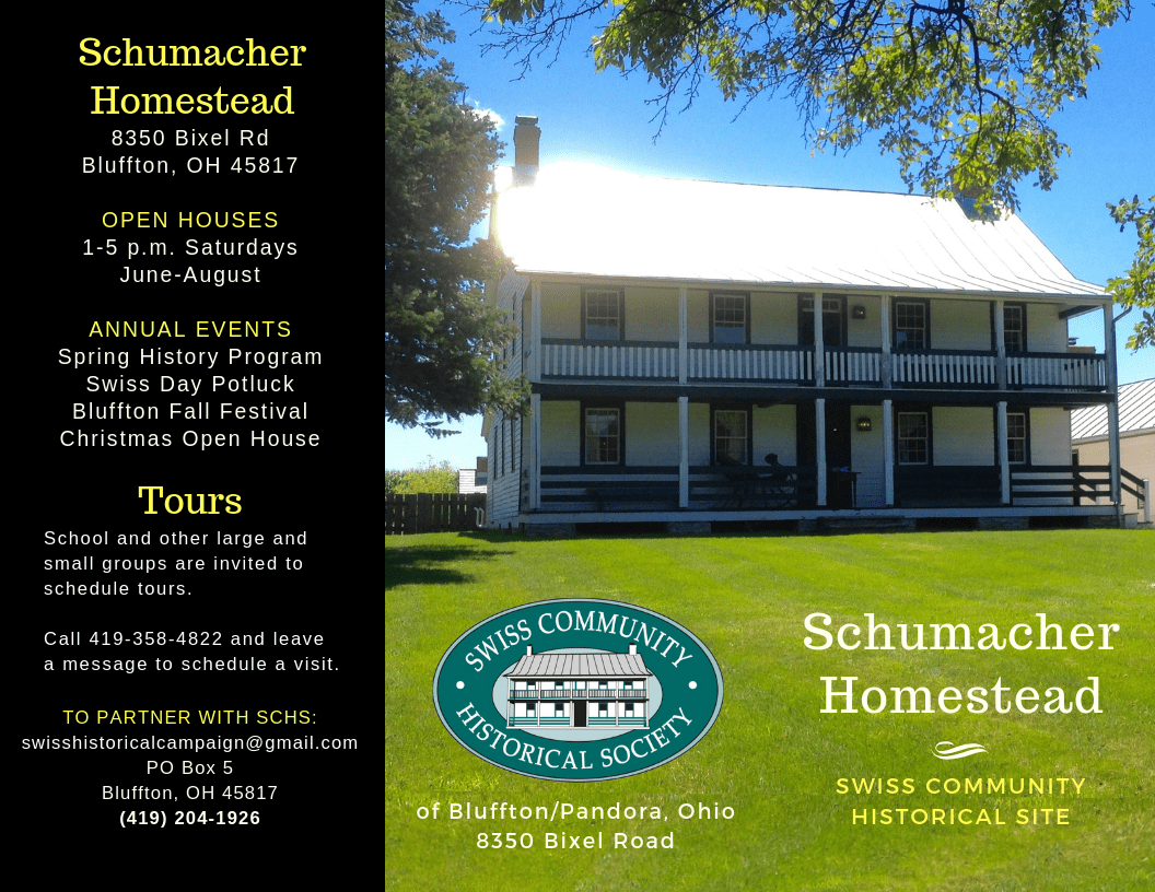 Homestead SWISS COMMUNITY HISTORICAL SOCIETY