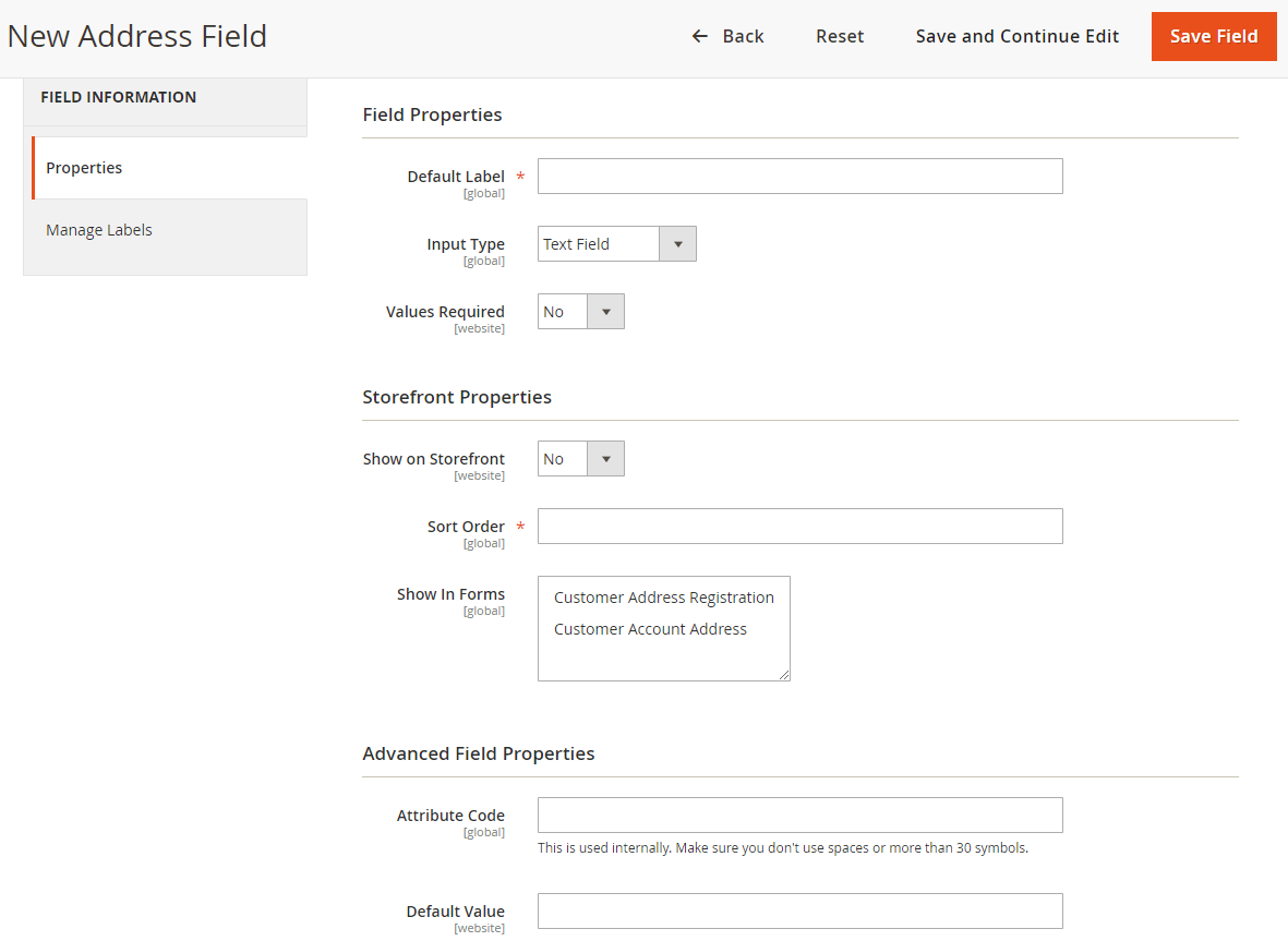 Look how Address Fields Manager 1.2.0 helps you learn more about your