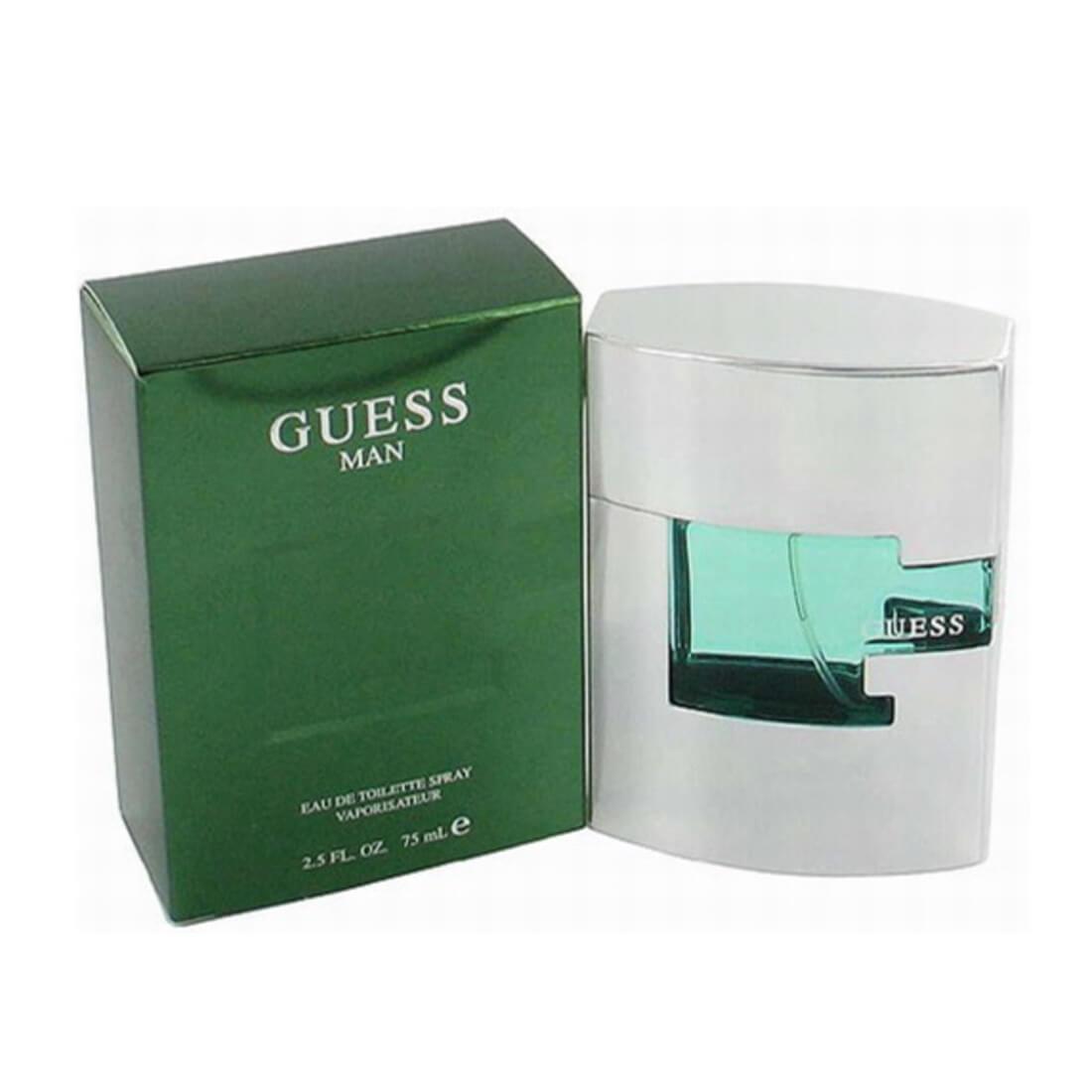 Guess Man Green Eau De Toilette For Men 75ml Swiss Yarn