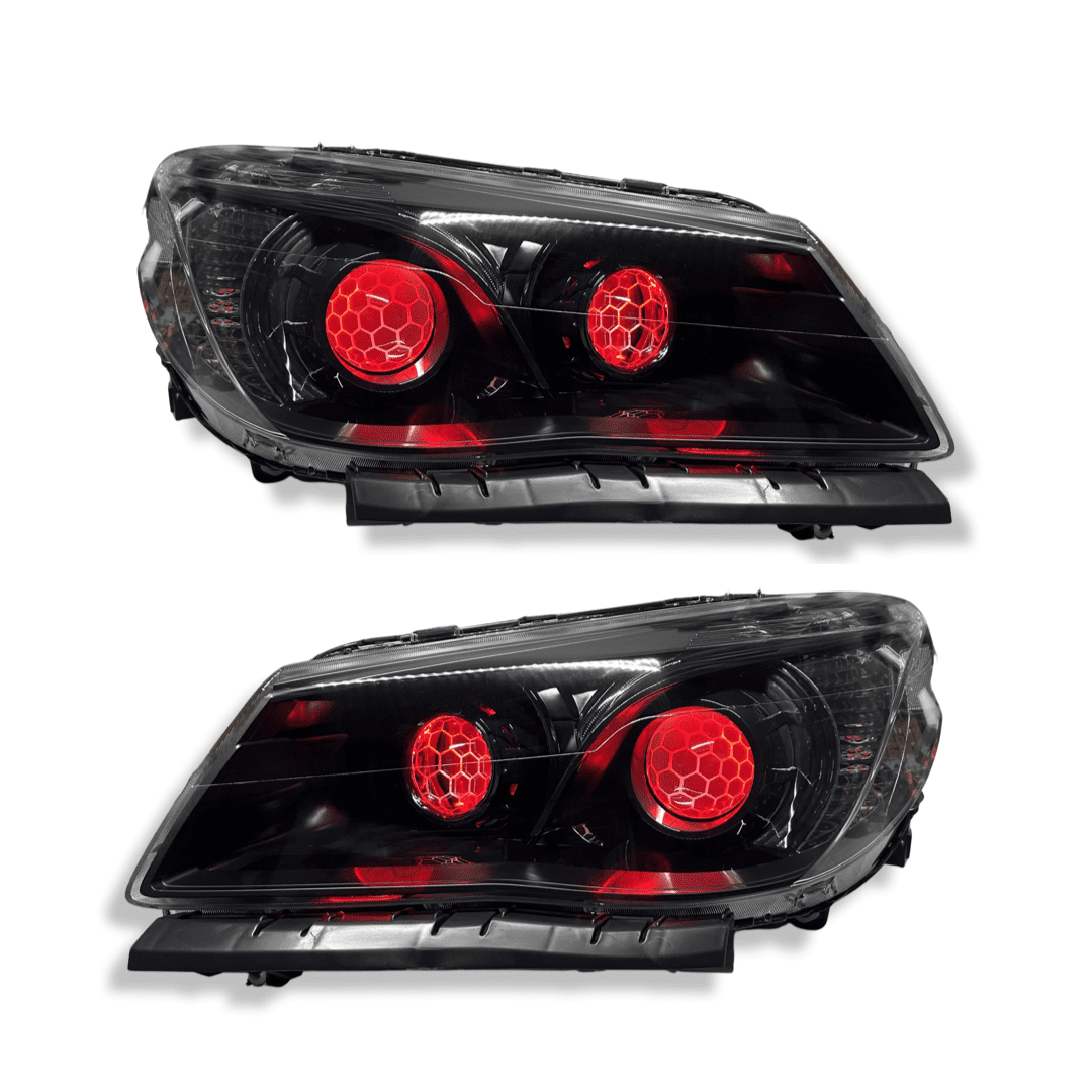 VF Commodore Demon Eye Headlights Switchback Lighting