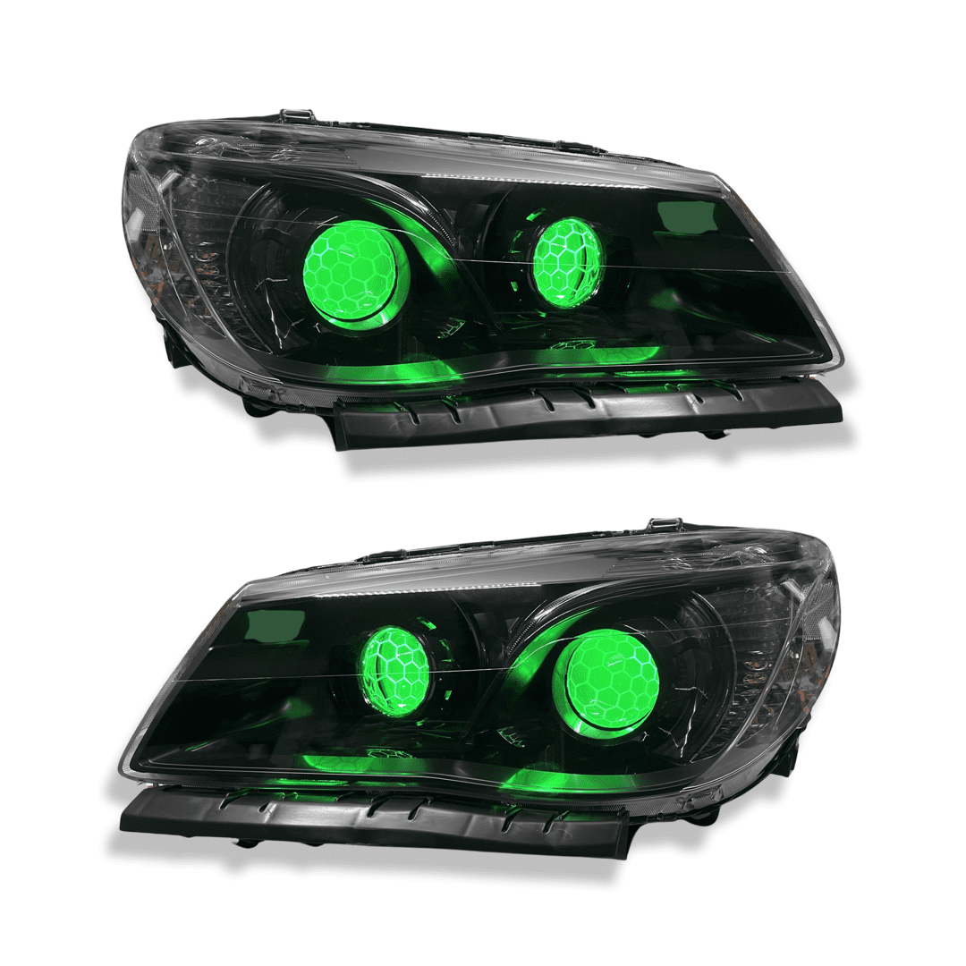 VF Commodore Demon Eye Headlights Switchback Lighting
