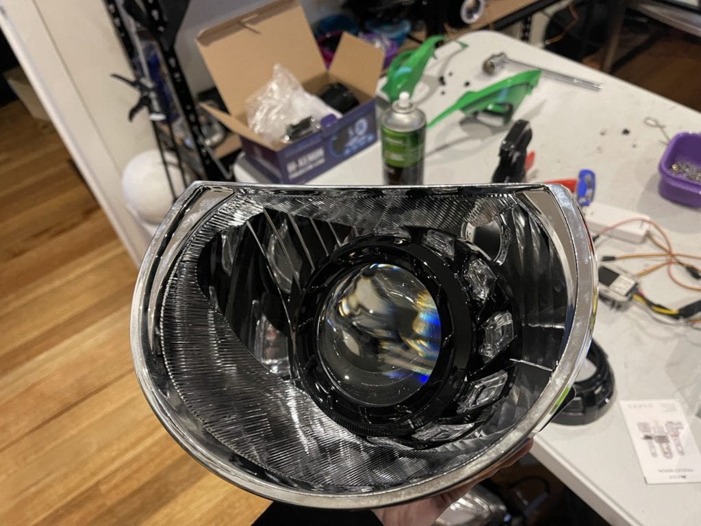 MN Triton Custom Headlights Switchback Lighting