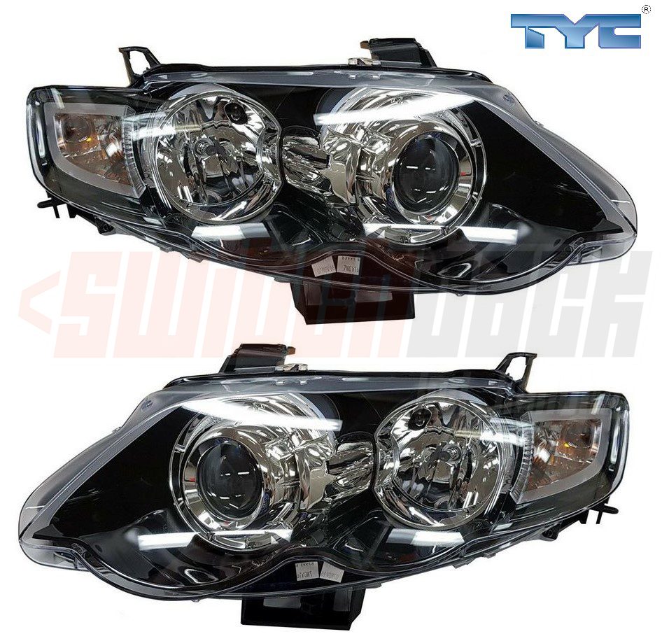 Projector Headlights Black (XR6/8 MK2) Switchback Lighting