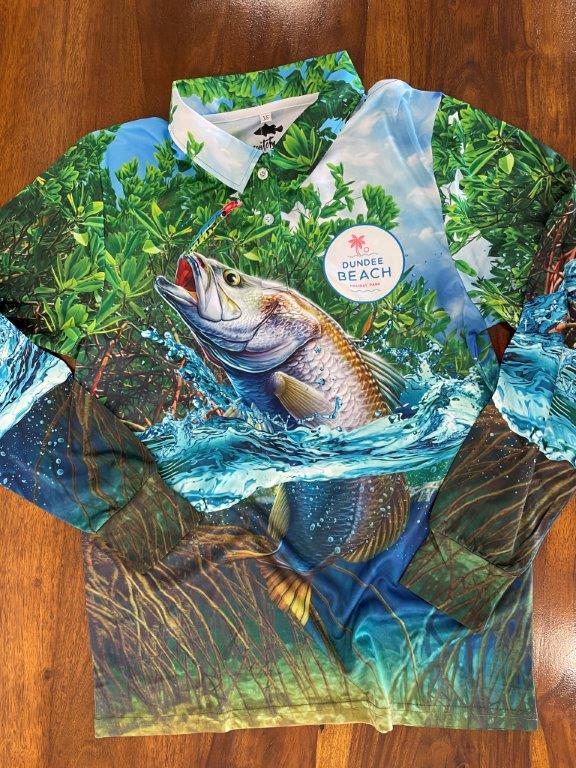 Custom Fishing Shirts Australia. Dundee Beach. Switchbait