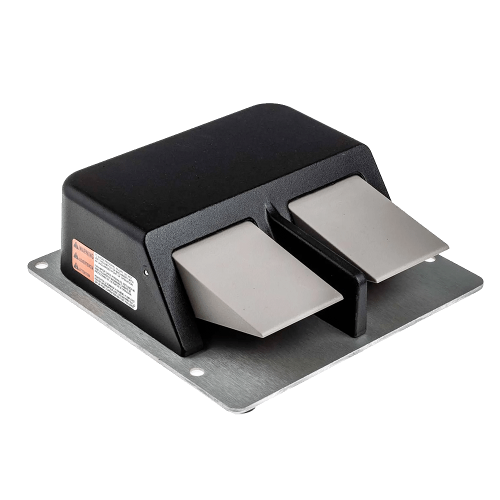 Foot switches in plastic and metal for light duty, medium duty and