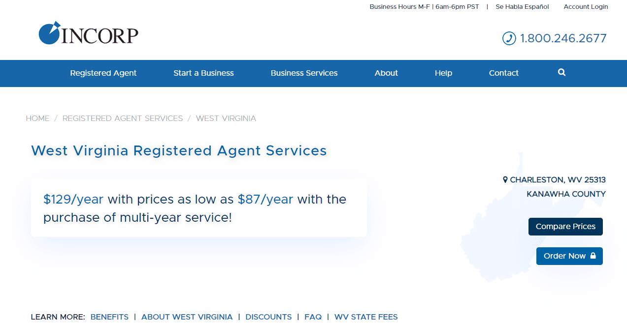 Best West Virginia (WV) Registered Agent Services 2023 Reviews