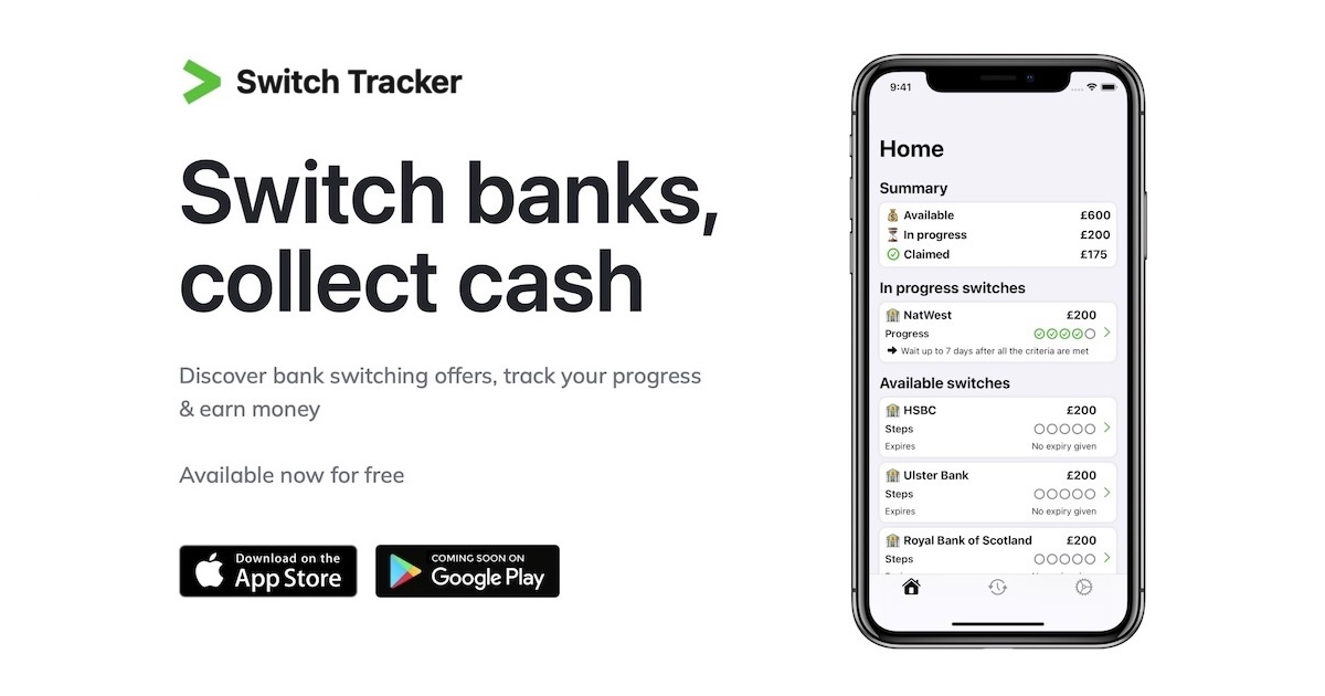 Bank switch offers Switch banks, collect cash