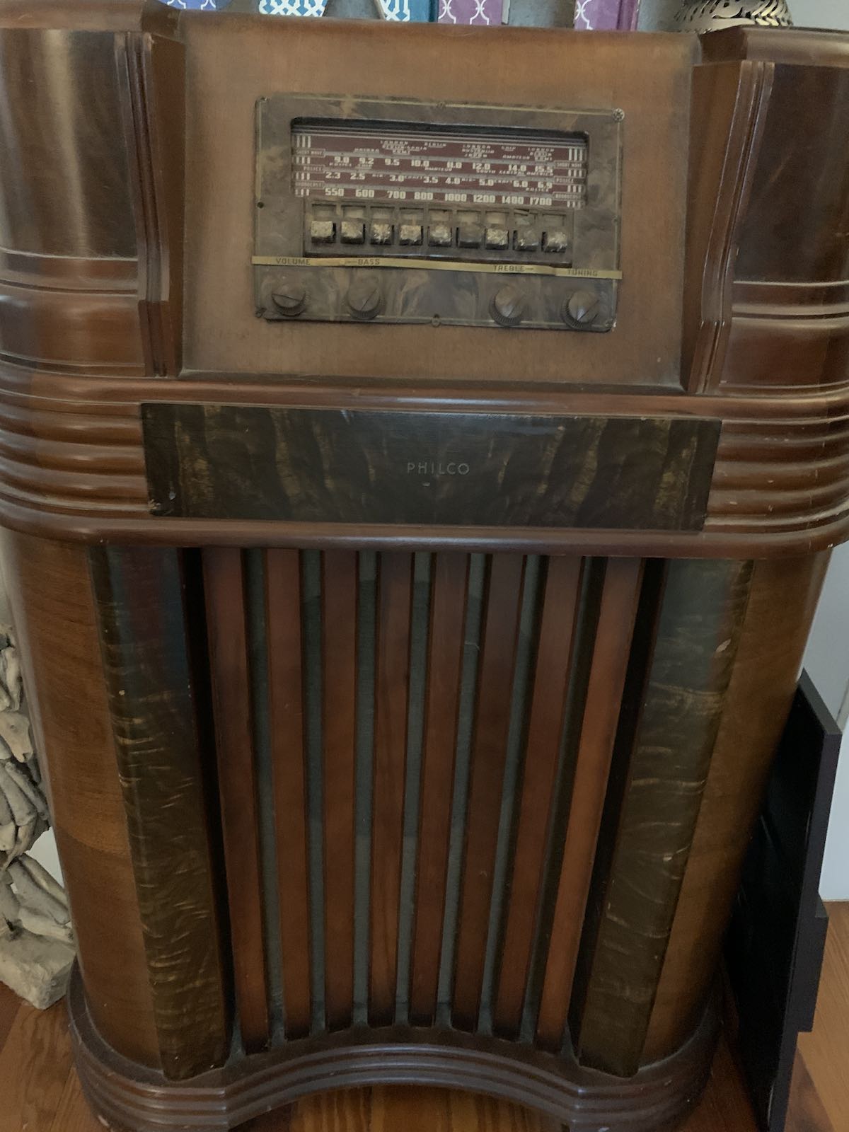 Marwan discovers this Philco console at a family home The SWLing Post