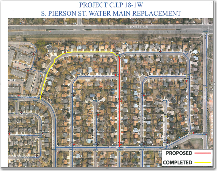 Information on Pierson Street Main Replacement Going on Today