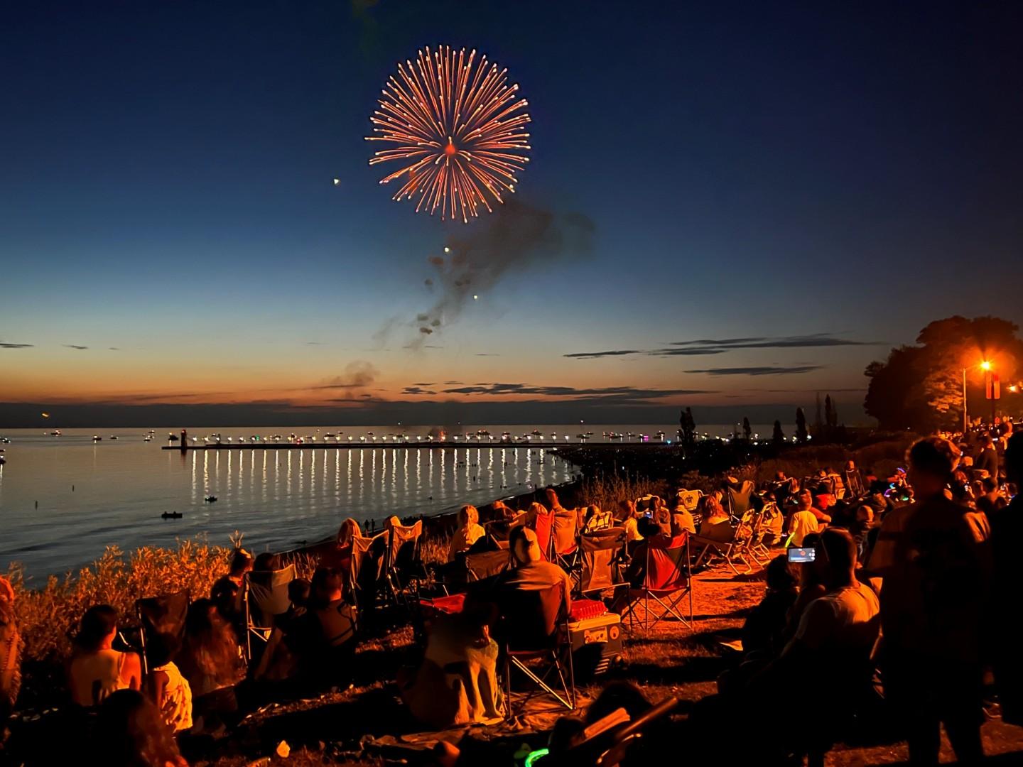 Light Up the Lake Fireworks South Haven Southwestern Michigan