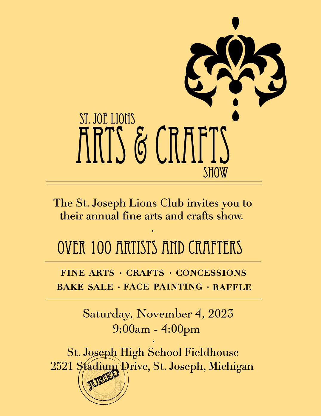 St. Joseph Lions Club Annual Fine Arts and Crafts Show Southwestern Michigan Tourist Council