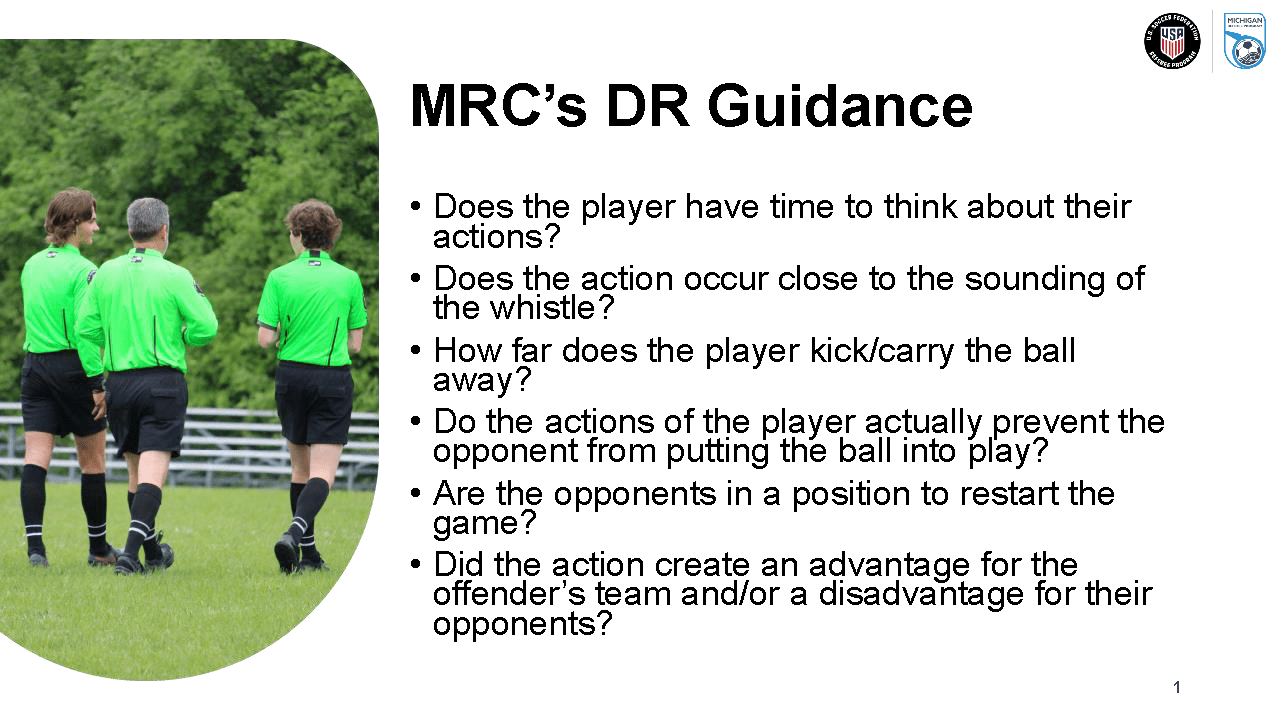 January Offseason meeting 2023 South West Michigan Soccer Referees