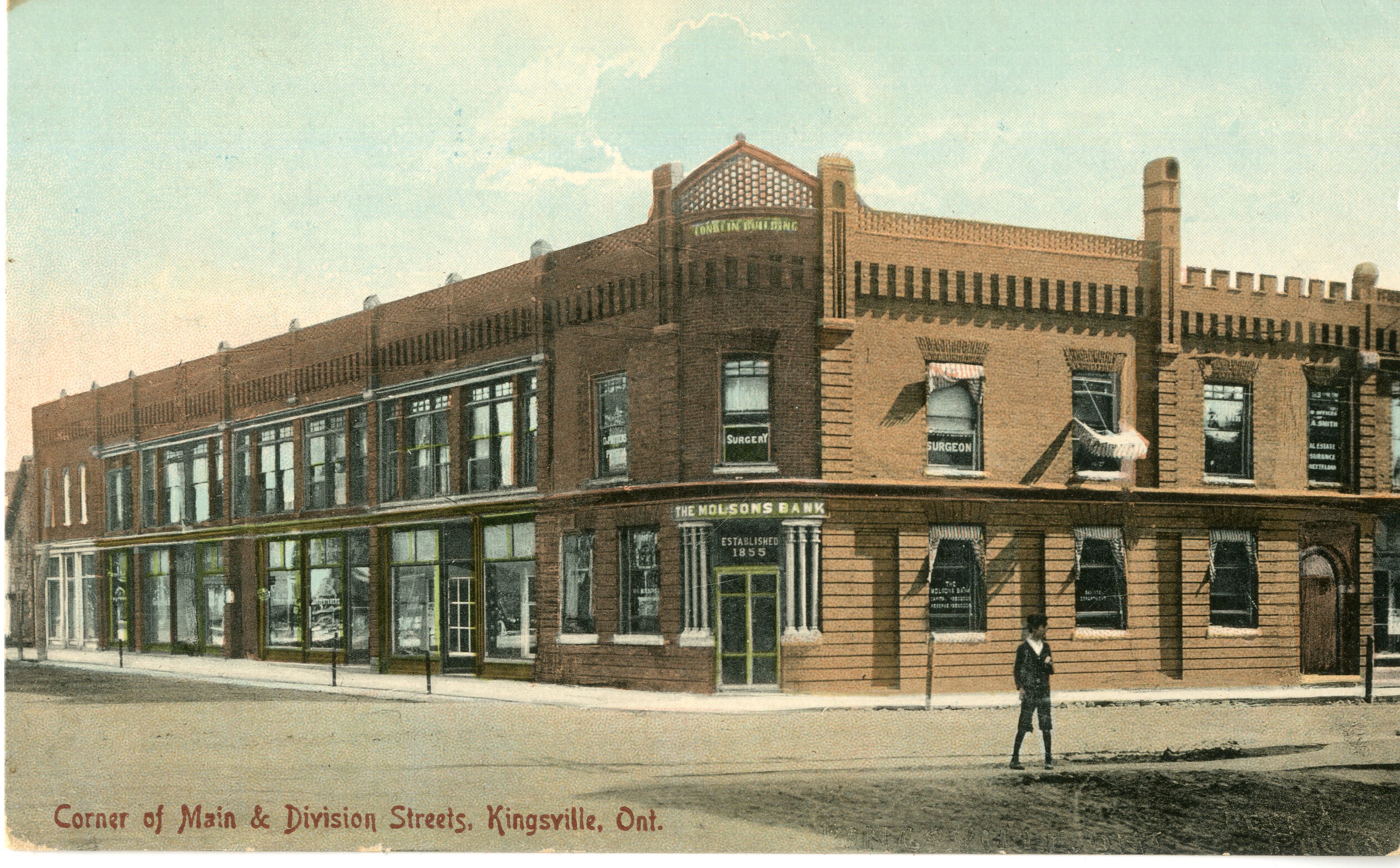 Corner Of Main And Division Streets, Kingsville, Ont. Southwestern
