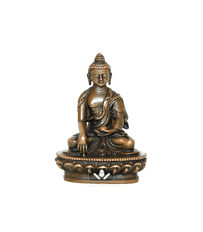 Copper Buddha Statue 2.5" Swodeshi
