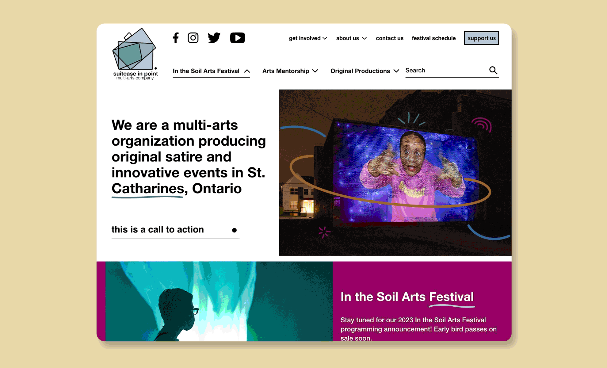 Suitcase In Point Swoon Creative Media