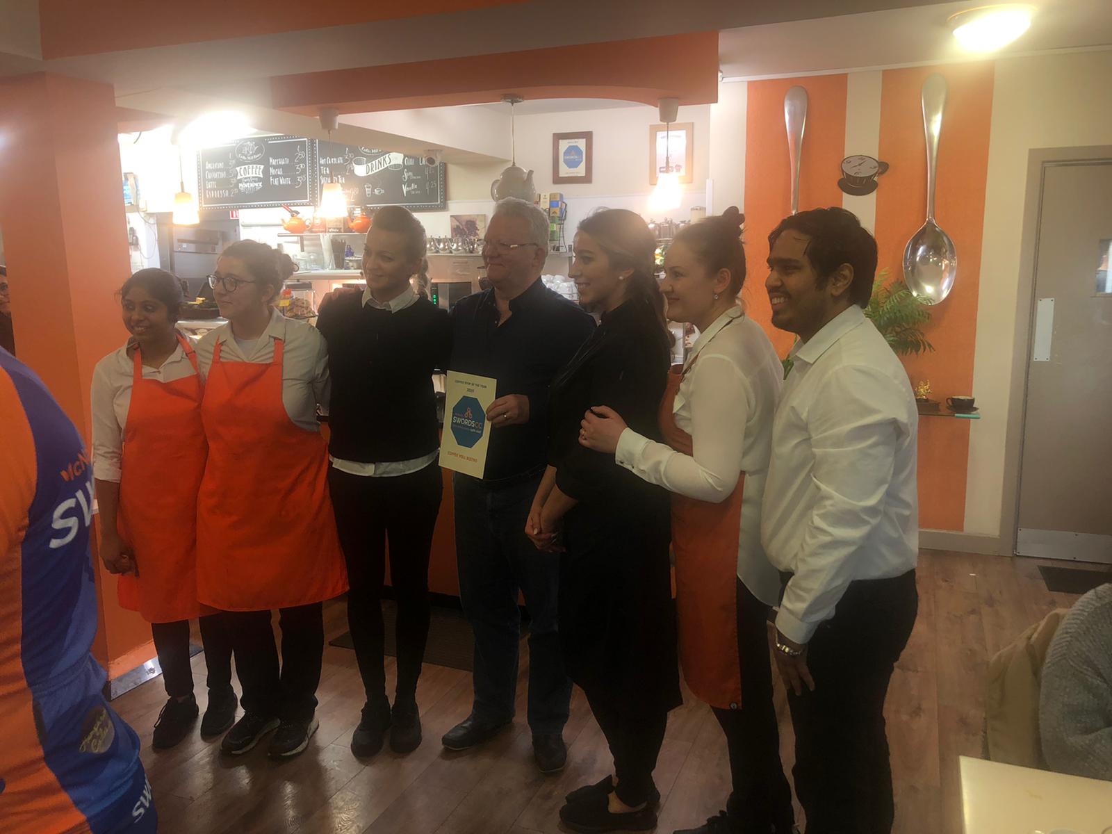 Congratulations Coffee Mill Bistro, Maynooth! McNally Swords CC