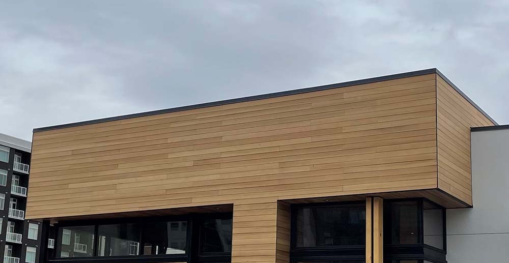 Thermally Modified Hemlock SWP Wood Siding Modlock Clear Vertical