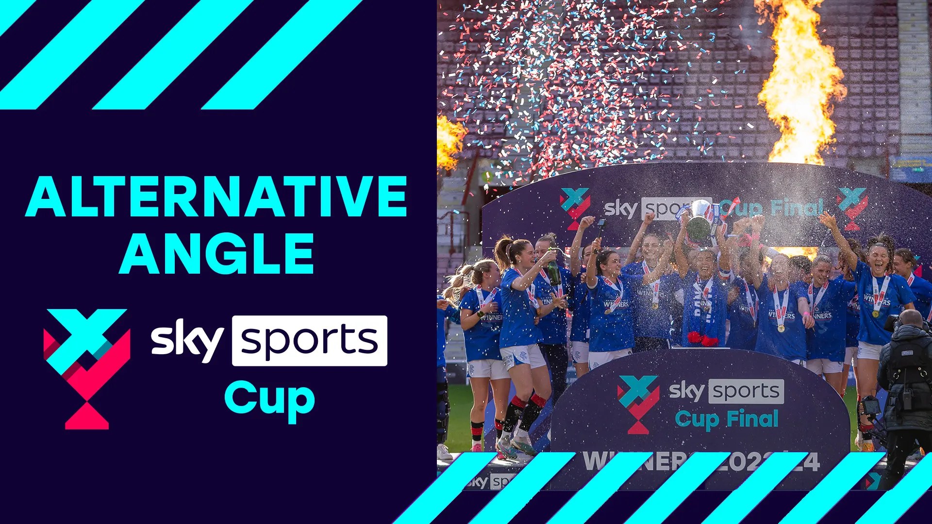 2023/24 Sky Sports Cup Final Alternative Angle Scottish Women's