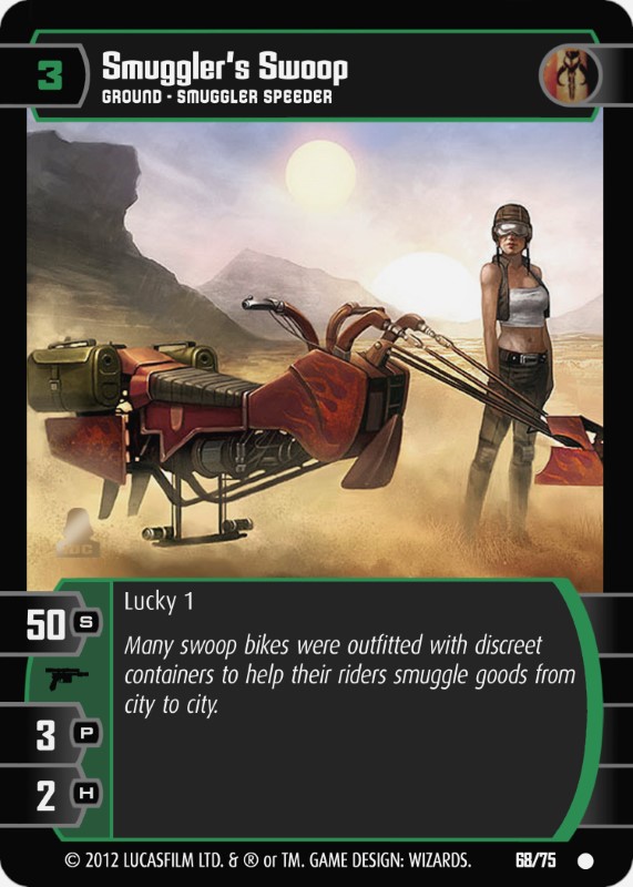 Smuggler's Swoop Card Star Wars Trading Card Game